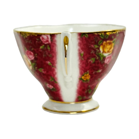 Royal Albert England Old Country Roses Ruby Lace Bone China Cup & Saucer New - Picture 7 of 16